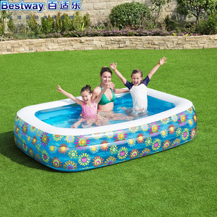 Original genuine Bestway family paddling pool inflatable swimming pool Children's ocean ball pool 54120
