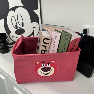 Fabric Folding Dirty Clothes Basket Cartoon Series Household Clothes Desktop Finishing Storage Bucket Bathroom Dirty Clothes Storage Basket