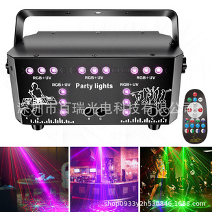 New 21 Eyes Stage Laser Light 64 Pattern Mini Laser Strobe Disco UV Party KTV Bar Disco Light