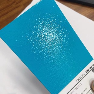 Plastic powder electrostatic thermosetting indoor and outdoor plastic powder powder coating PT312C orange pattern blue highlight household appliance guardrail