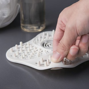 New Filter Anti-Odor Floor Drain Mat Kitchen Filter Household for Sink Bathroom Plastic Thickened Anti-Clogging Net