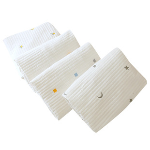 ins Korean-style quilted bed hat for newborn baby crib thin mattress for baby cotton embroidery thickened bed hat for all seasons