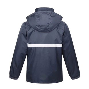 New Raincoat Split Raincoat Double-Layer Thickeneded Raincoat for Men and Women Adult Raincoat and Rain Pants Suit Security Navy Blue Black