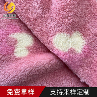 Boutique flower printed cotton velvet double-sided home textiles fashion fabric toy pillow pillow soft cotton velvet