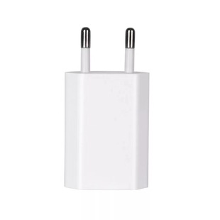 Cross-Border Supply 4Th Generation 5V1A European Standard Charger Power Adapter Digital USB Universal Flat Mobile Phone Charging