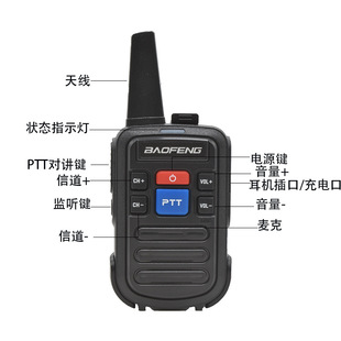 Baofeng BF-C50 рация уличная гражданская портативная стойка Baofeng Беспроводная аналоговая рация одобрение производителя