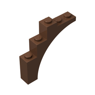 Foreign trade cross-border small particle building blocks compatible 2339 14395 76768 1x 5x 4 arc brick trunk