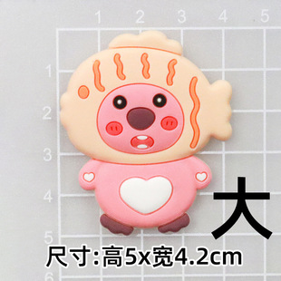 Variable Beaver Combination Soft Glue Accessories DIY Mobile Phone Shell iPad Decoration Plush Slippers Water Cup Refrigerator Sticker