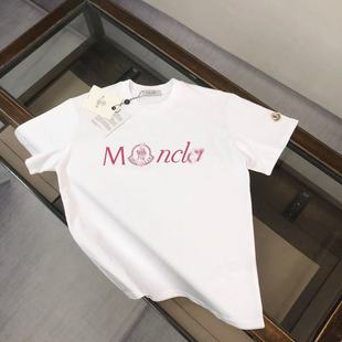 Mengjia Spring and Summer New Men's and Women's Printed Short T Classic All-match Fashionable Couple's T-shirt Pullover Top