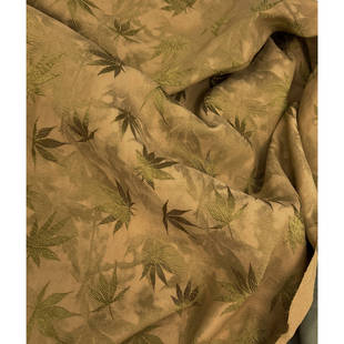 Cheongsam женский Ся Гофэн бамбуковый лист шелк жаккардовая ткань рельефная детская одежда платье Hanfu новая китайская рубашка сумка