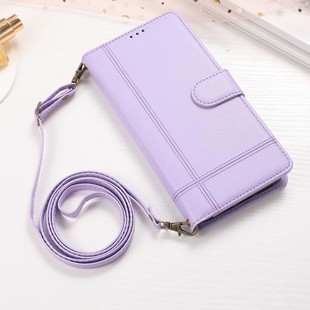 Suitable for Xiaomi 14Pro Mirror phone case 13 crossbody leather case Red Mi note12/11/10 flip protective case