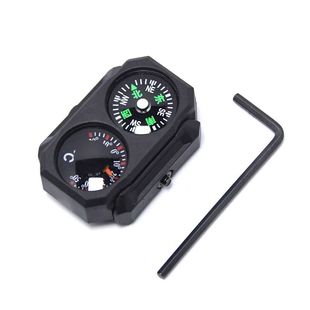 Outdoor Tactical Compass Thermometer 20MM Guide Rail Division Horse Strike SLR416 Toy Model Decorations