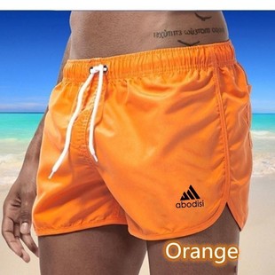 2025wish foreign trade summer new men's fashion beach shorts polyester quick drying multi-color sports quarterpants men