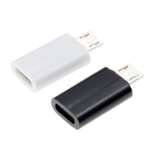 type-c female to micro mobile phone data cable adapter adapter Android v8 for Apple iphone