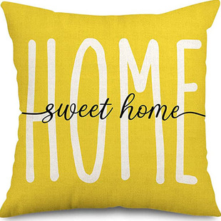 New Nordic Linen Pillowcase Summer Fruit Printed Pillowcase Sofa Cushion Cover Cross-border Amazon Home