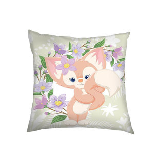 Disney Doll Little Fox Lingna Belle LinaBell Cartoon Gift Pillowcase Perimeter Printed Backrest Cushion
