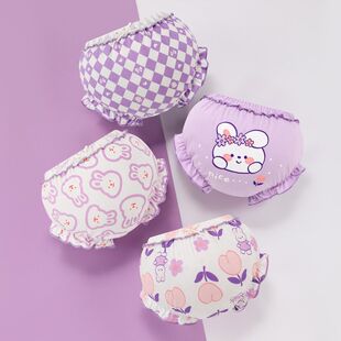 [new Product] Baby Underwear Women's Summer and Autumn Class a Pure Cotton 0-5 Years Old Girls Shorts Baby Bread Pants No PP