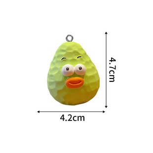 2024 New Original Wood Carving Style Ugly Fruit Blind Bag High-end Car Ornaments DIY Decoration Backpack Hanging in stock
