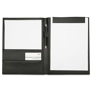 Factory custom PU business manager note holder notebook imitation leather signing this multi-card position folder manager folder