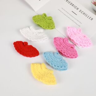 Cartoon Repair Dog Knitted Skirt Cute Doll Clothes Decorative Accessories Handmade Jewelry Decorative Material in stock Wholesale