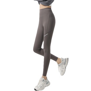 Shark Pants with Pocket Women's Summer Outer Wear Thin Belly Tinting Hip Fitness Yoga Barbie Pants 2023 New Sand Fish Pants