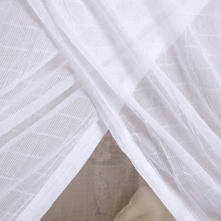 Cotton Yarn Mosquito Net Double Thickened and Thickened Old-fashioned Traditional Single Door Dust-proof Wearing Bamboo Rope