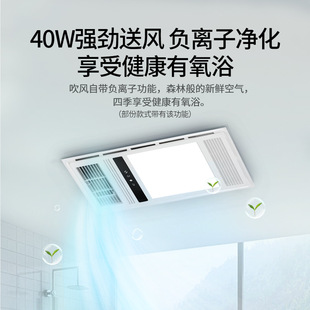 FSL Foshan Lighting five-in-one bath heater integrated ceiling air heater multi-function bath heater household heater bath heater