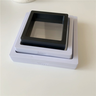 pe film storage box simple ins earrings jewelry Ouyang Nana storage box jewelry anti-oxidation storage box pe thin