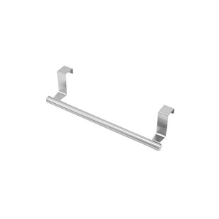 In stock punch-free stainless steel hanging single-Rod towel hanging cabinet door back-type rag drying rod storage rack