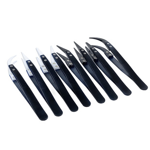 Factory Direct ceramic tweezers replaceable pointed round head high temperature resistant ceramic head heating wire wire wire adjusting metal Nie