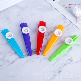 Plastic flute Multicolor kazoo plastic orff teaching aids children percussion instruments kindergarten play teaching aids
