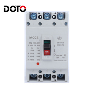 MCCB circuit breaker M1-100L/4300 molded case air switch 100A Molded Case Circuit Breaker