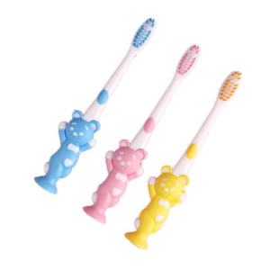 Children's toothbrush bear 4 sets of cartoon toothbrush soft hair manufacturers wholesale hotel famous hotel disposable toothbrush