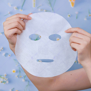 Yr115 Snow Lotus Mask Cloth Disposable 40g Horizontal Pattern Tencel Mask Cloth Wholesale Zero Stimulation High Penetration