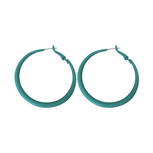 South Korea Spray Paint Hoop Earrings Hyun Ya Style Fluorescent Colorful Distinctive Big Ear Ring Harajuku Style Fashionable Earrings