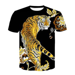 Амазонка AliExpress 3D цифровой принт мультфильм аниме футболка для мужчин прилив с короткими рукавами сетчатый топ