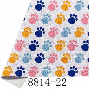 Factory New Pet Supplies Gift Box Bag Decorations Handbag Bag Shoes Dog Claw Grain Glitt Printed Leather