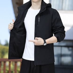 [Shop selling] 2024 new men's outdoor spring and autumn thin windproof waterproof breathable sports jacket
