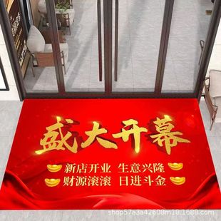 New Store Opens Daji Carpet Store Lays Activity Atmosphere Atmosphere Decorative Mat Large Size Crystal Velvet Carpet