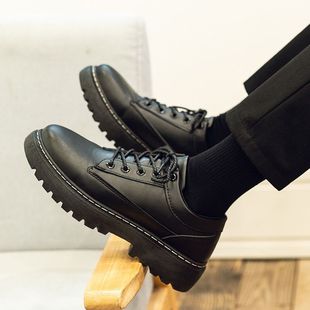 Chef Shoes Men's Non-slip Waterproof Kitchen Men's Black Shoes Work Casual Leather Shoes Men's Business Leather Shoes Men