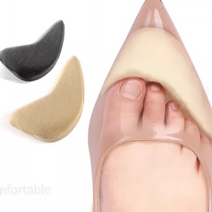 Factory direct sponge toe plug high-heeled shoes adjustable size breathable sweat-absorbent foot protection pad front palm half pad
