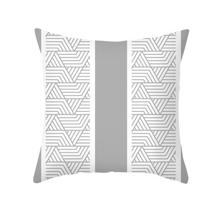 Amazon Cross-border Pillow Case ins Style Geometric Abstract Printed Pillow Living Room Sofa Backrest Bedside Cushion