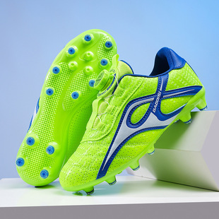 Mesh Soccer Shoes Wholesale Boys Girls Men's World Cup Crushed Nails Rotating Buttons for Primary School Students Training sneaker