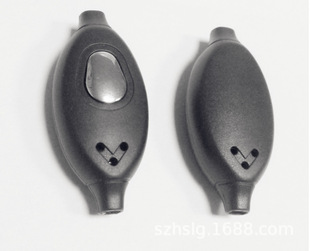 Factory sales walkie-talkie headset ear shell ear hanging microphone shell 992 plastic injection ABS plastic ear shell