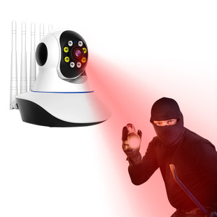 Лысиная голова сильная камера наблюдения оптовая беспроводная Wi-Fi для домашнего дистанционного просмотра ночного видения противоугонный инфракрасный HD