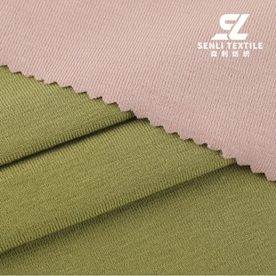 Lyocell Tencel Cashmere Fabric Spot 260g Sweat-Absorbent Tencel Ribbed Smooth Children's Yoga Clothing Fabric