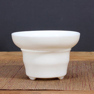 All-Ceramic integrated tea filter ceramic tea filter mesh fine kung fu tea set accessories household tea strainer
