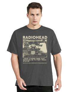 North America Tour Rock Boy Camisetas Hombre Hip Hop Radiohe