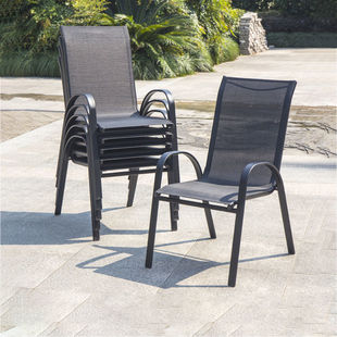 Outdoor Table and Chair Combination Balcony Small Coffee Table Courtyard Rattan Chair Three-Piece Set Outdoor Leisure Seat Terrace Wrought Iron Chair