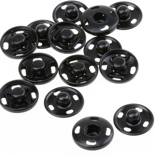Cross-border boxed 8.5/10/12/15/17mm mixed press button hand-stitched two-color 100PCs garment accessories